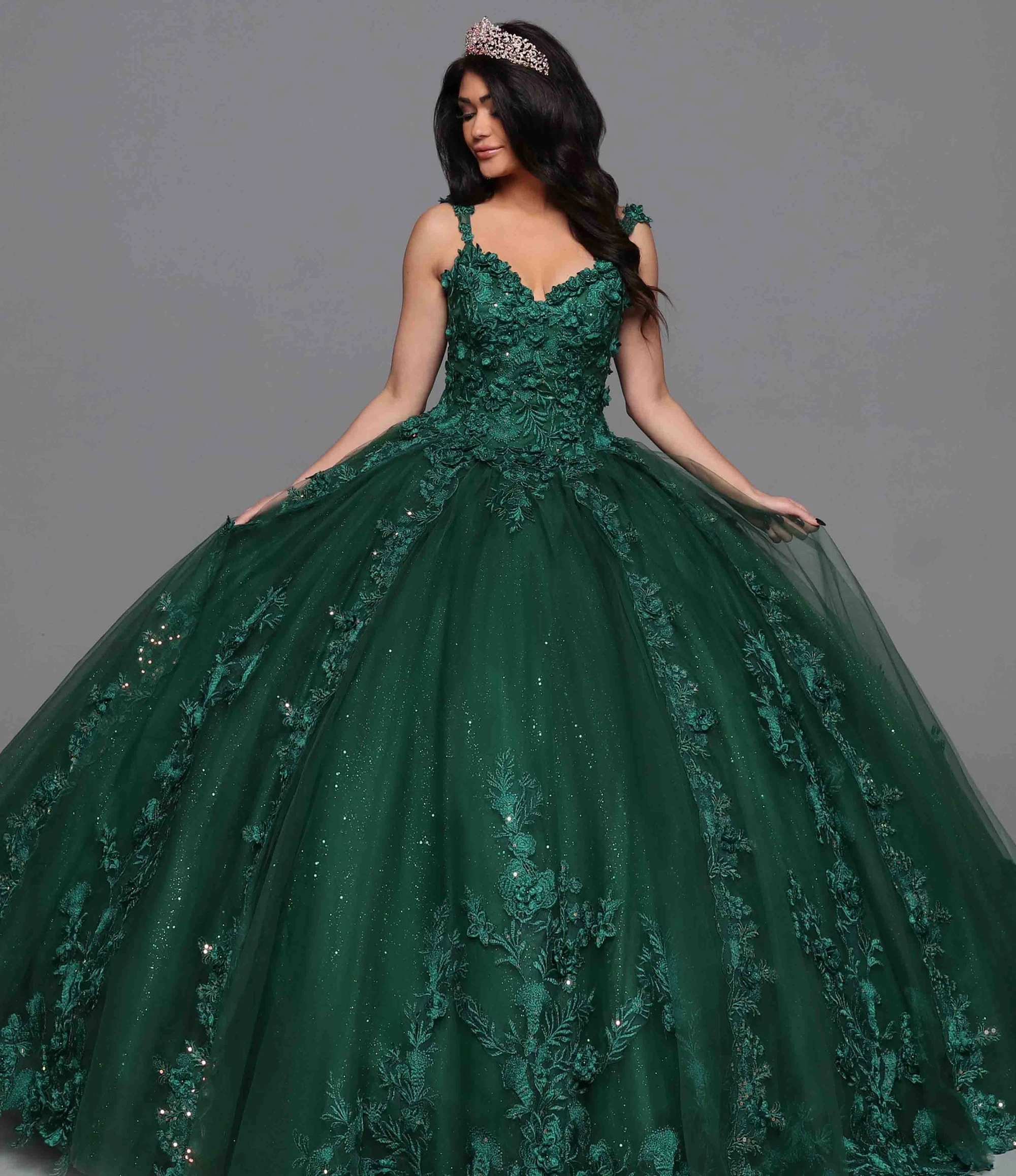 Model wearing a Q by Davinci dress