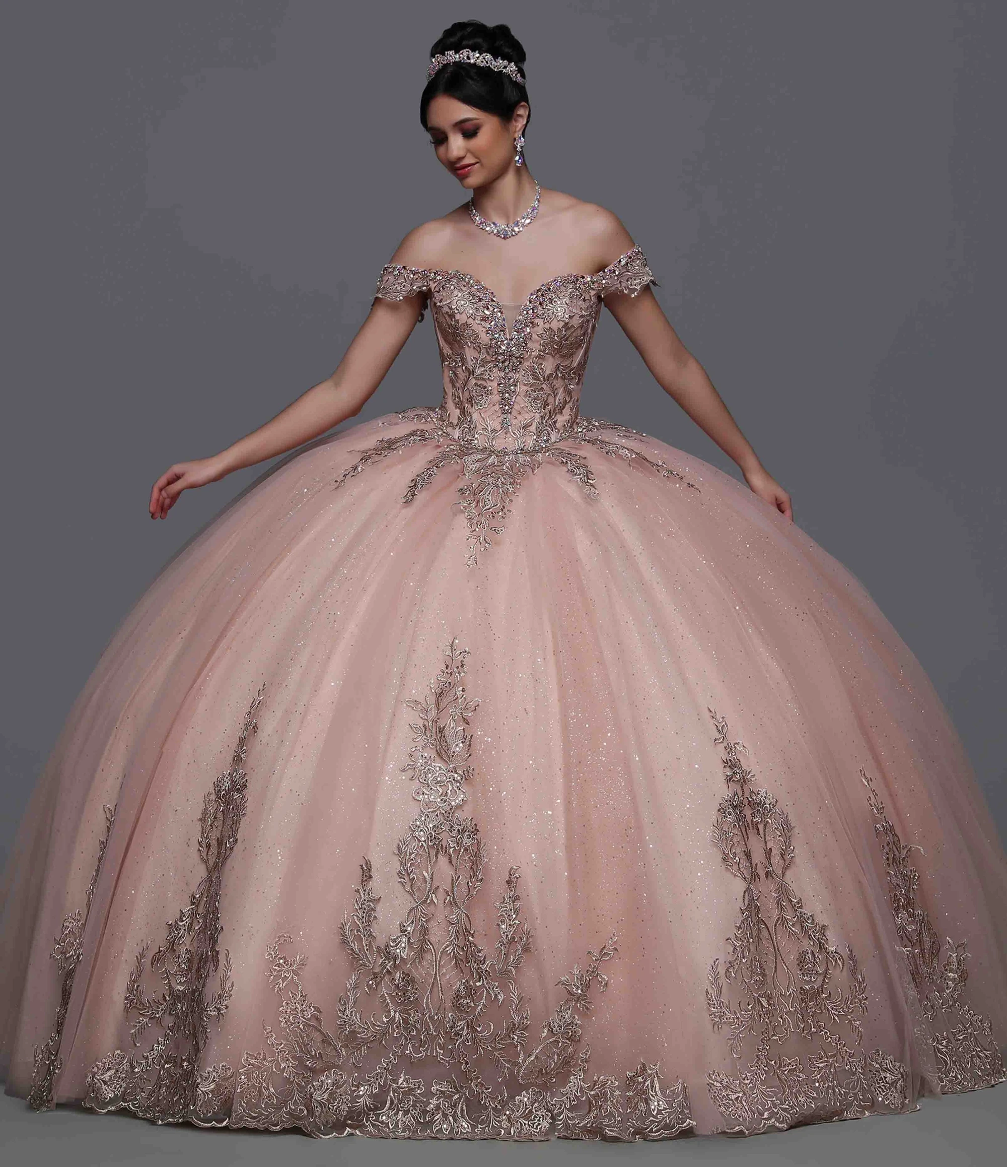 Model wearing a Q by Davinci dress