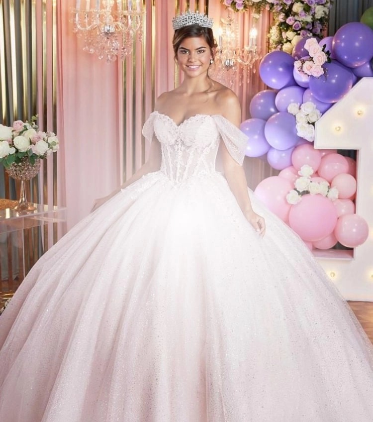 Models wearing a bridesmaids dresses. Mobile image