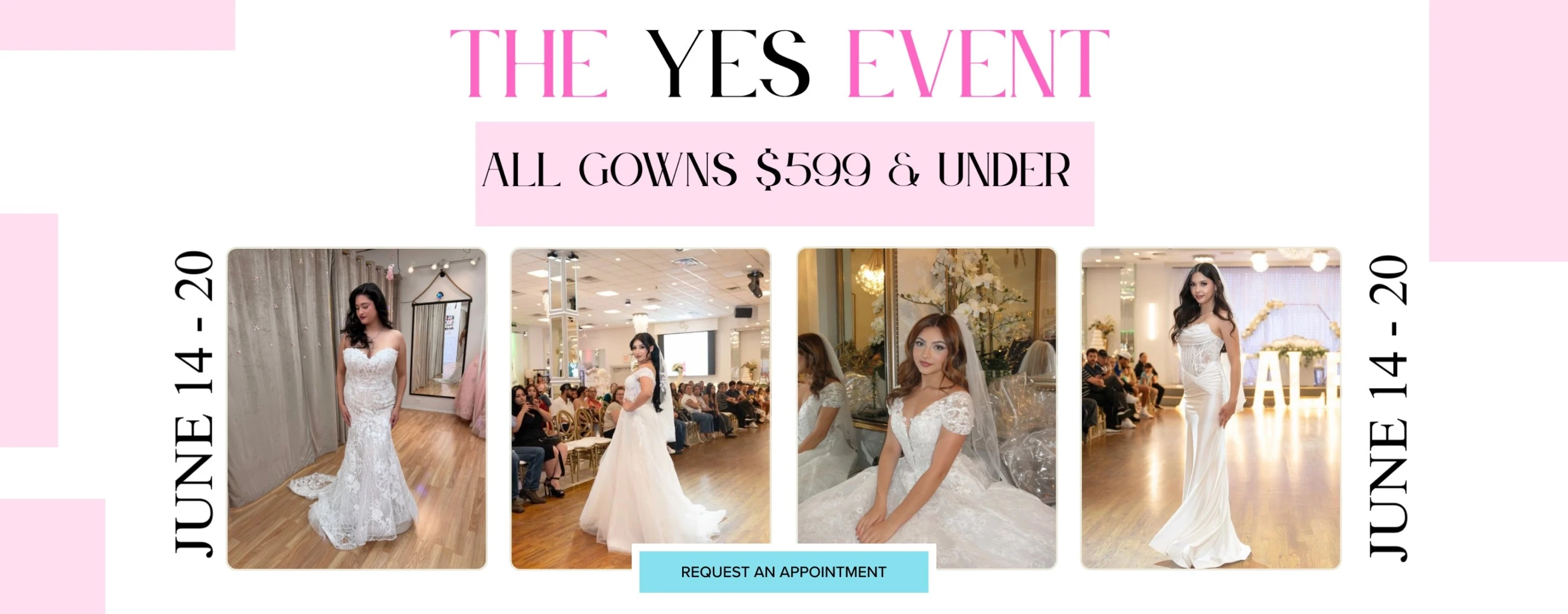 Yes Event Bridal Homepage Banner Desktop