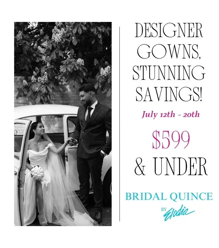 National Bridal Sale at Bridal Quince by Elodia