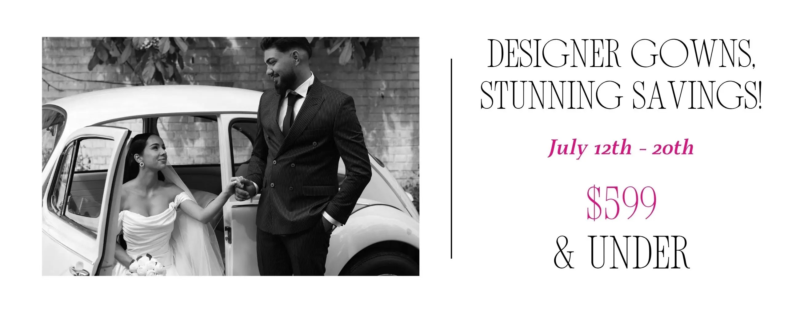 National Bridal Sale at Bridal Quince by Elodia